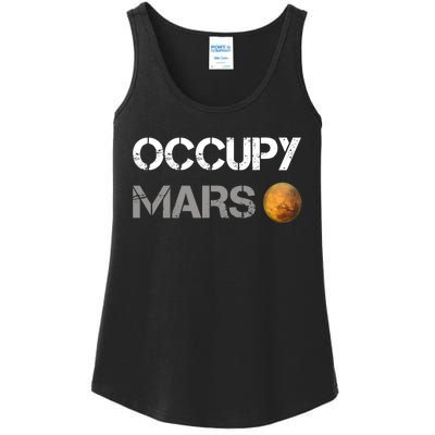 Occupy Mars Elon Musk SpaceX Project Gift Ideas Occupy Mars Trending Ladies Essential Tank