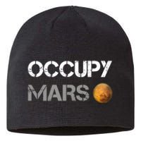 Occupy Mars Elon Musk SpaceX Project Gift Ideas Occupy Mars Trending Sustainable Beanie