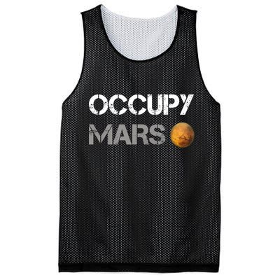 Occupy Mars Elon Musk SpaceX Project Gift Ideas Occupy Mars Trending Mesh Reversible Basketball Jersey Tank