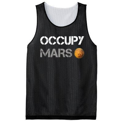 Occupy Mars Elon Musk SpaceX Project Gift Ideas Occupy Mars Trending Mesh Reversible Basketball Jersey Tank