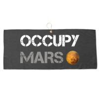 Occupy Mars Elon Musk SpaceX Project Gift Ideas Occupy Mars Trending Large Microfiber Waffle Golf Towel