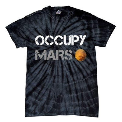 Occupy Mars Elon Musk SpaceX Project Gift Ideas Occupy Mars Trending Tie-Dye T-Shirt