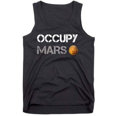 Occupy Mars Elon Musk SpaceX Project Gift Ideas Occupy Mars Trending Tank Top