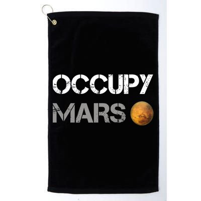 Occupy Mars Elon Musk SpaceX Project Gift Ideas Occupy Mars Trending Golf Towel