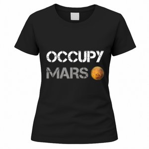 Occupy Mars Elon Musk SpaceX Project Gift Ideas Occupy Mars Trending Women's T-Shirt