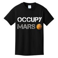 Occupy Mars Elon Musk SpaceX Project Gift Ideas Occupy Mars Trending Kids T-Shirt