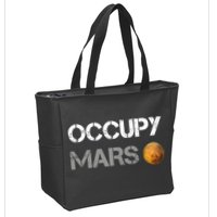 Occupy Mars Elon Musk SpaceX Project Gift Ideas Occupy Mars Trending Zip Tote Bag