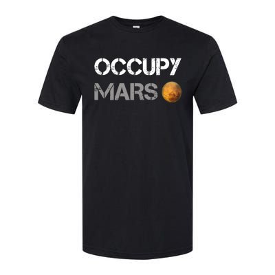 Occupy Mars Elon Musk SpaceX Project Gift Ideas Occupy Mars Trending Softstyle CVC T-Shirt