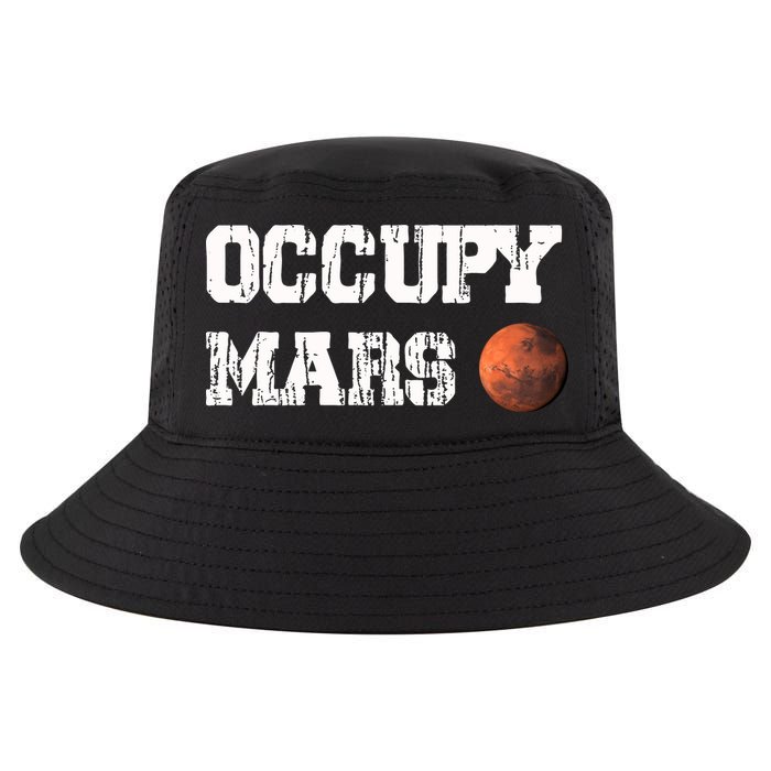 Occupy Mars Elon Musk SpaceX Project Gift Ideas Occupy Mars Trending Cool Comfort Performance Bucket Hat