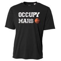 Occupy Mars Elon Musk SpaceX Project Gift Ideas Occupy Mars Trending Cooling Performance Crew T-Shirt