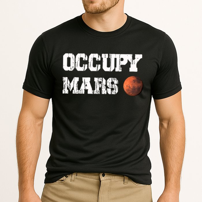 Occupy Mars Elon Musk SpaceX Project Gift Ideas Occupy Mars Trending Performance Shirt
