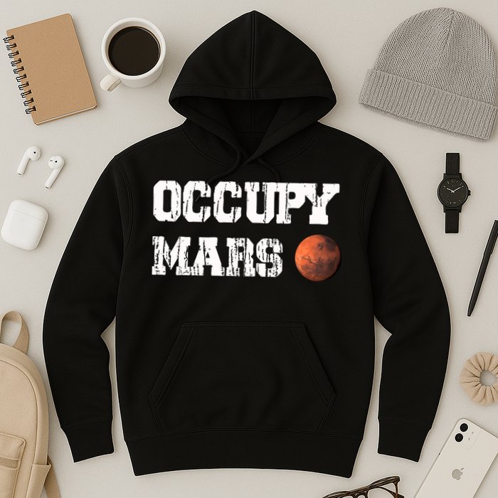 Occupy Mars Elon Musk SpaceX Project Gift Ideas Occupy Mars Trending Hoodie