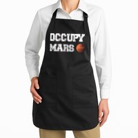 Occupy Mars Elon Musk SpaceX Project Gift Ideas Occupy Mars Trending Apron