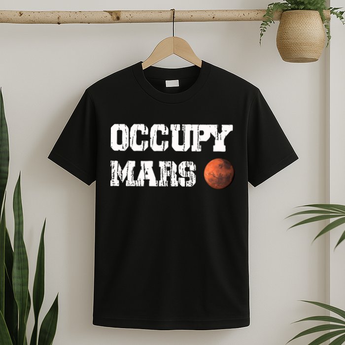 Occupy Mars Elon Musk SpaceX Project Gift Ideas Occupy Mars Trending T-Shirt