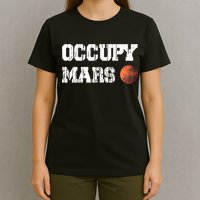 Occupy Mars Elon Musk SpaceX Project Gift Ideas Occupy Mars Trending T-Shirt