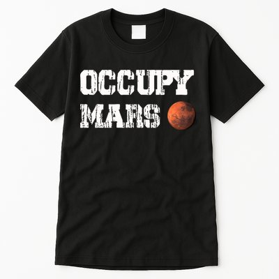Occupy Mars Elon Musk SpaceX Project Gift Ideas Occupy Mars Trending Tall T-Shirt
