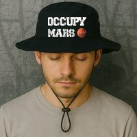Occupy Mars Elon Musk SpaceX Project Gift Ideas Occupy Mars Trending Bucket Hat