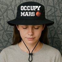 Occupy Mars Elon Musk SpaceX Project Gift Ideas Occupy Mars Trending Bucket Hat