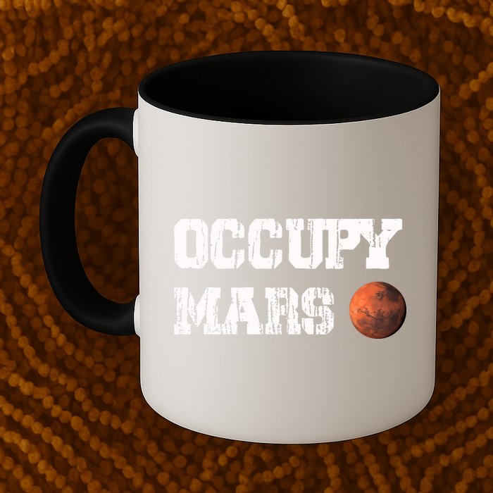 Occupy Mars Elon Musk SpaceX Project Gift Ideas Occupy Mars Trending Mug