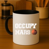 Occupy Mars Elon Musk SpaceX Project Gift Ideas Occupy Mars Trending Mug