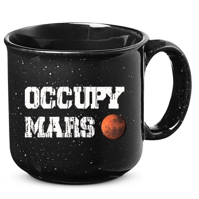 Occupy Mars Elon Musk SpaceX Project Gift Ideas Occupy Mars Trending 15oz Campfire Ceramic Mug