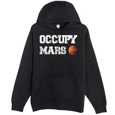 Occupy Mars Elon Musk SpaceX Project Gift Ideas Occupy Mars Trending Premium Pullover Hoodie