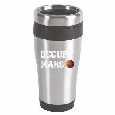 Occupy Mars Elon Musk SpaceX Project Gift Ideas Occupy Mars Trending 16oz Travel Tumbler