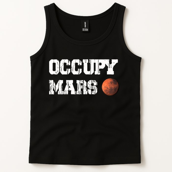 Occupy Mars Elon Musk SpaceX Project Gift Ideas Occupy Mars Trending Tank Top
