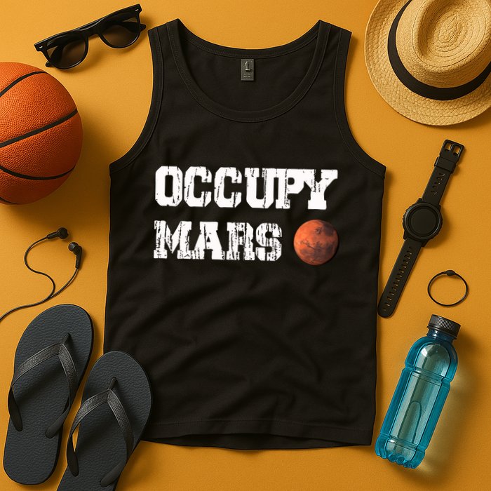 Occupy Mars Elon Musk SpaceX Project Gift Ideas Occupy Mars Trending Tank Top