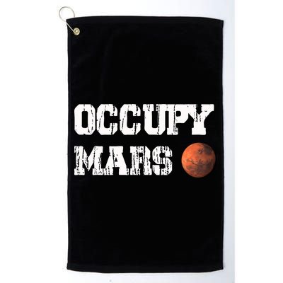 Occupy Mars Elon Musk SpaceX Project Gift Ideas Occupy Mars Trending Golf Towel