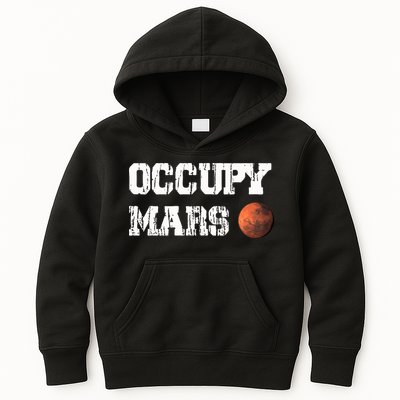 Occupy Mars Elon Musk SpaceX Project Gift Ideas Occupy Mars Trending Kids Hoodie