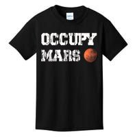 Occupy Mars Elon Musk SpaceX Project Gift Ideas Occupy Mars Trending Kids T-Shirt