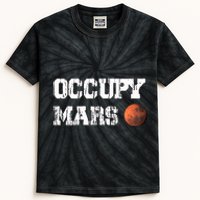 Occupy Mars Elon Musk SpaceX Project Gift Ideas Occupy Mars Trending Kids Tie-Dye T-Shirt