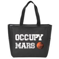 Occupy Mars Elon Musk SpaceX Project Gift Ideas Occupy Mars Trending Zip Tote Bag