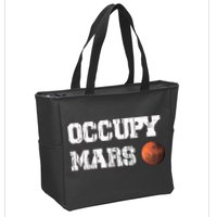 Occupy Mars Elon Musk SpaceX Project Gift Ideas Occupy Mars Trending Zip Tote Bag