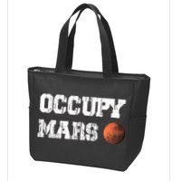Occupy Mars Elon Musk SpaceX Project Gift Ideas Occupy Mars Trending Zip Tote Bag