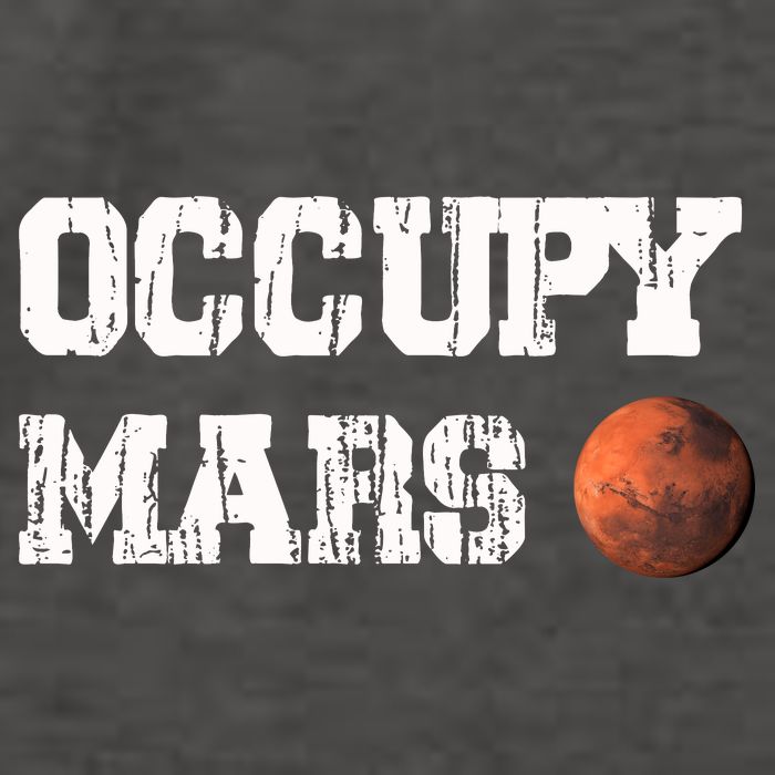 Occupy Mars Elon Musk SpaceX Project Gift Ideas Occupy Mars Trending Vector Backpack