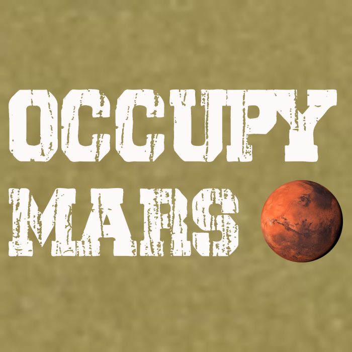 Occupy Mars Elon Musk SpaceX Project Gift Ideas Occupy Mars Trending Garment-Dyed Women's Muscle Tee