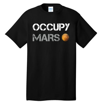 Occupy Mars Elon Musk SpaceX Project Gift Ideas Occupy Mars Trending Tall T-Shirt