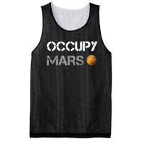 Occupy Mars Elon Musk SpaceX Project Gift Ideas Occupy Mars Trending Mesh Reversible Basketball Jersey Tank