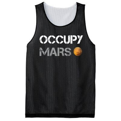 Occupy Mars Elon Musk SpaceX Project Gift Ideas Occupy Mars Trending Mesh Reversible Basketball Jersey Tank