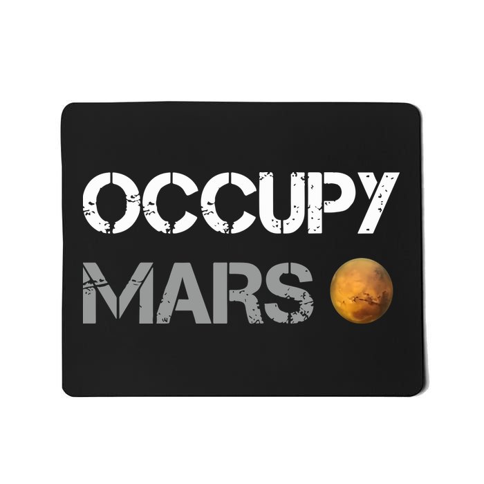Occupy Mars Elon Musk SpaceX Project Gift Ideas Occupy Mars Trending Mousepad