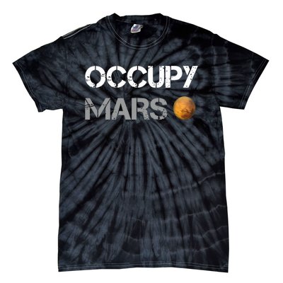 Occupy Mars Elon Musk SpaceX Project Gift Ideas Occupy Mars Trending Tie-Dye T-Shirt