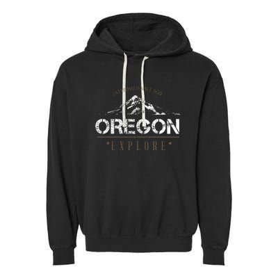 Oregon Mountain Explore Oregon Garment-Dyed Fleece Hoodie