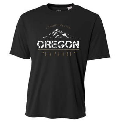 Oregon Mountain Explore Oregon Cooling Performance Crew T-Shirt