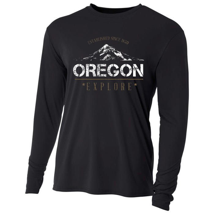 Oregon Mountain Explore Oregon Cooling Performance Long Sleeve Crew