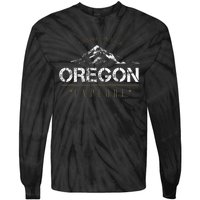 Oregon Mountain Explore Oregon Tie-Dye Long Sleeve Shirt