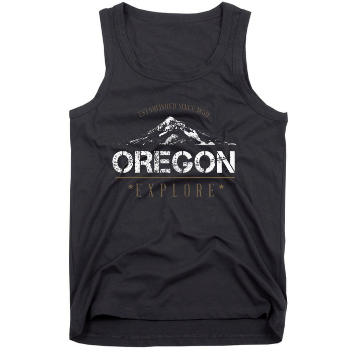 Oregon Mountain Explore Oregon Tank Top