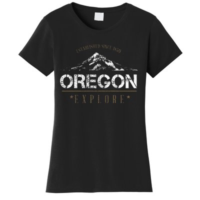 Oregon Mountain Explore Oregon Women's T-Shirt