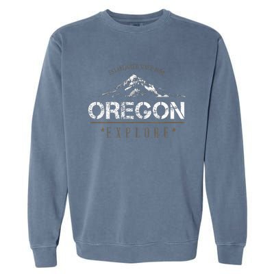 Oregon Mountain Explore Oregon Garment-Dyed Sweatshirt